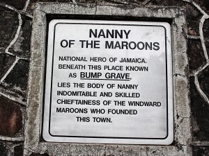 Jamaica's National Hero Queen Nanny, Chief of The Windward Maroons.