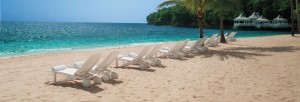 Couples Resorts Beach in Sunny Jamaica