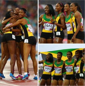 Jamaica win 4 X 100m