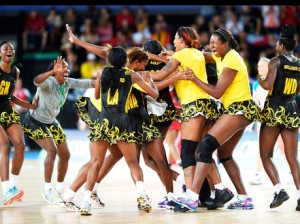 Jamaica's Netball Team "Sunshine Girls" 