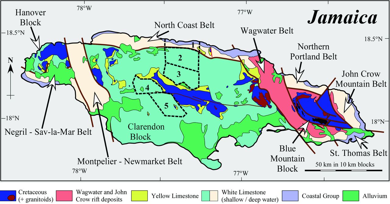 Bauxite Mining Map