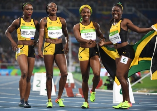 Jamaica Celebration in Rio de Janeiro Olympics
