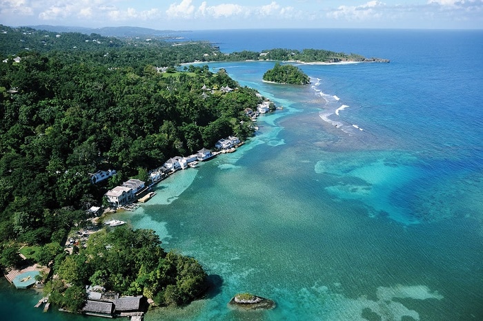 port antonio jamaica aerial view