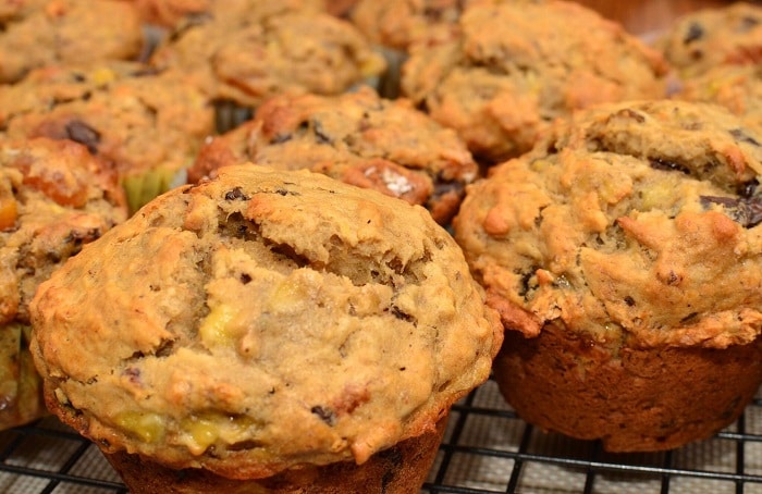 Jamaican banana bread muffins