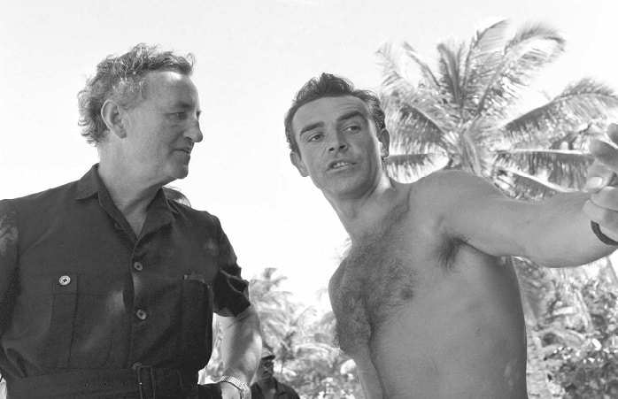 ian fleming and young sean connery