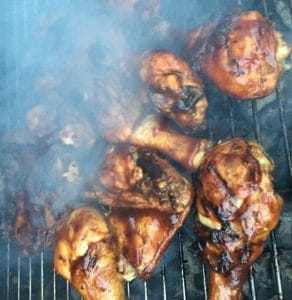 Jerk Chicken on the Grill