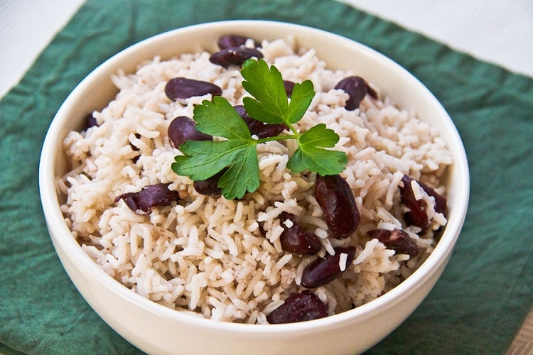 Jamaican rice and beans