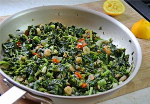 Jamaican Callaloo Recipe with Shrimps