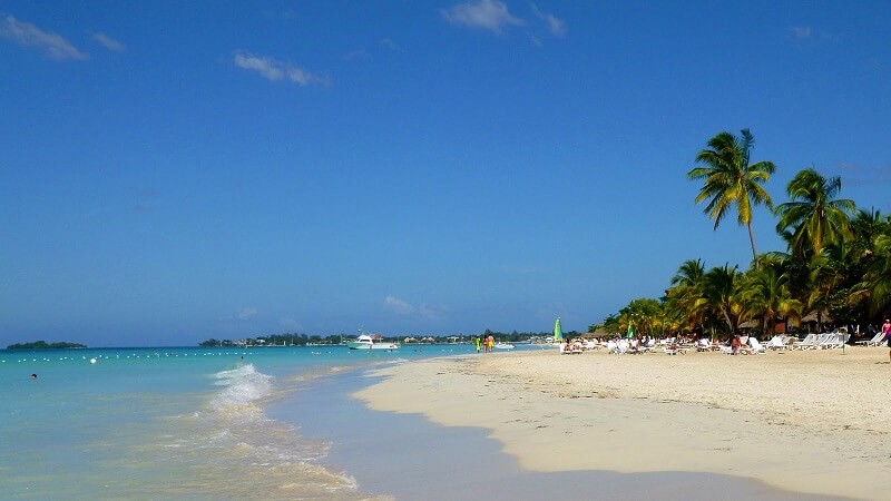7 Mile Beach in Negril, Jamaica