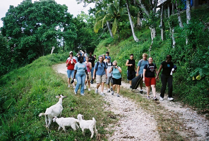 hiking in Jamaica