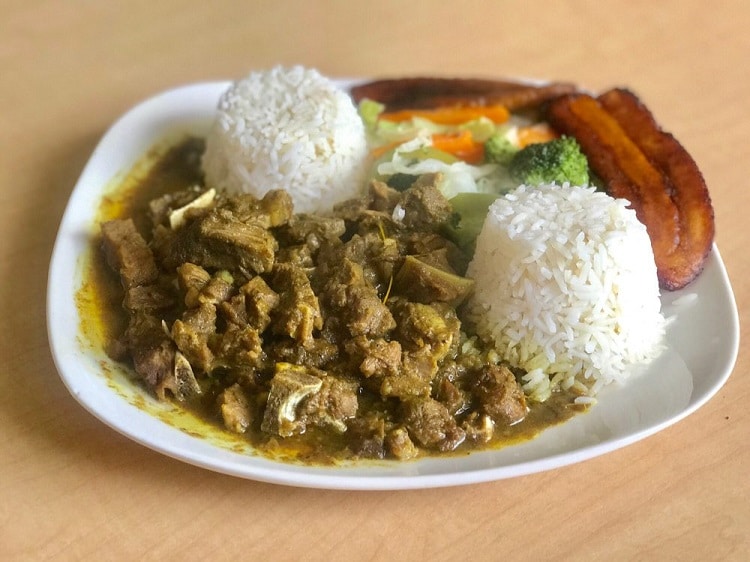 Goat Curry, Paradise Place Jamaican Cuisine