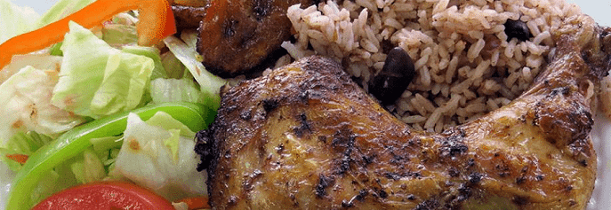 Negril Jamaican Restaurant lunch plate