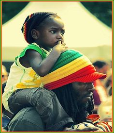 Rasta Colors with father and son