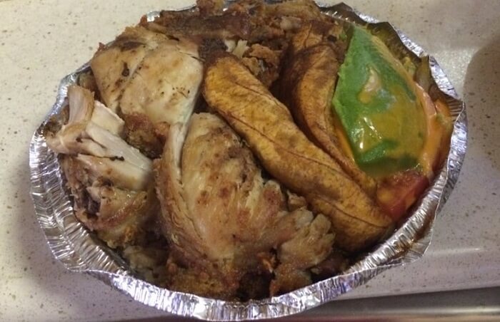 Fried chicken at Good Hope Restaurant, Brooklyn