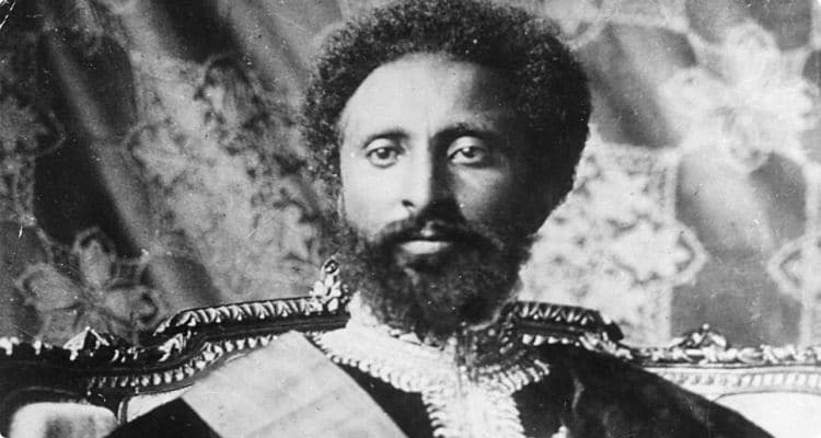 Emperor Haile Selassie portrait