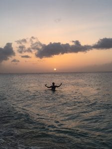 Grand Anse Beach Sun Set