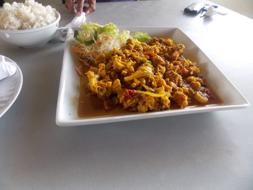Delicious Curried Conch